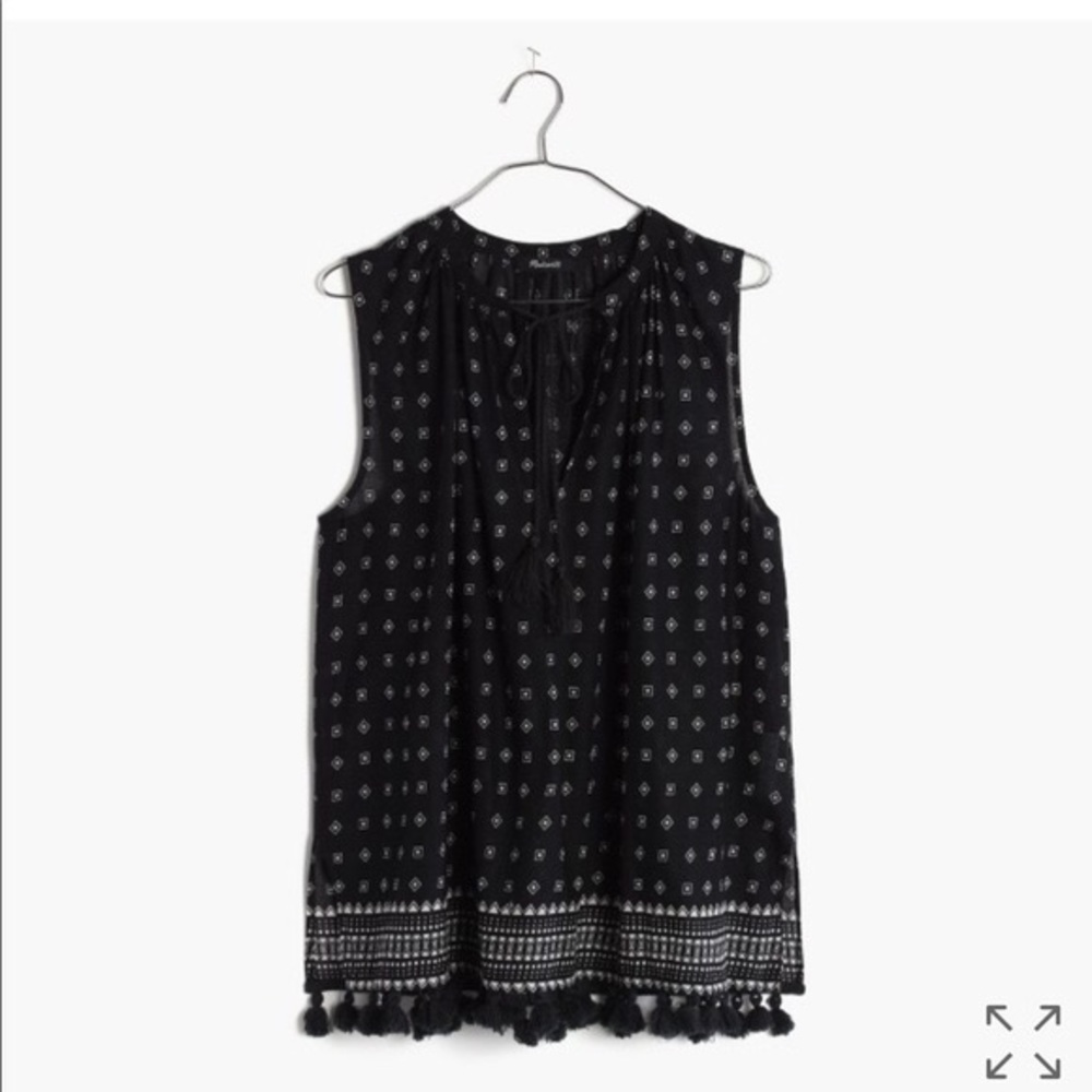 Madewell Scatterblock Tassel - M